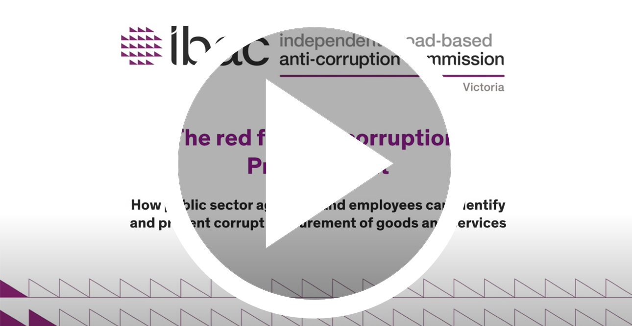 The red flags of corruption - procurement