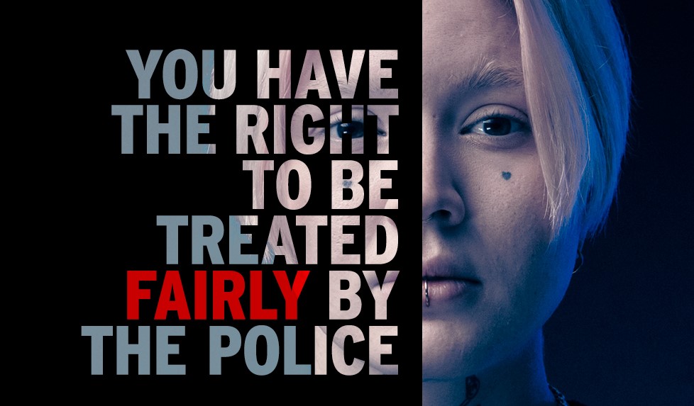 'You have the right to not remain silent' campaign launch message