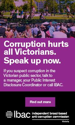 Corruption hurts all Victorians. Speak up now.